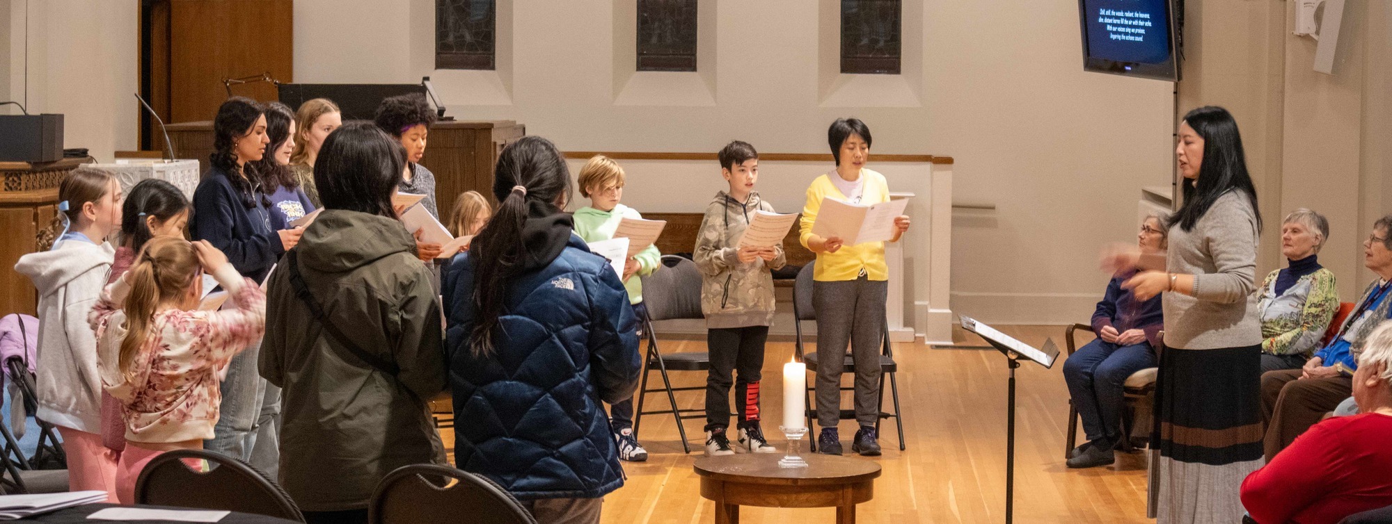 Pneuma Choir Group Service Picture